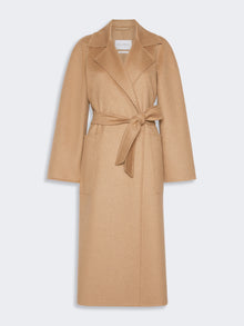 max mara long camel robe coat for women