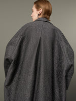 Max Mara Jacquard fabric cape coat for Women