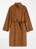 Cashmere Cardigan Coat for Women - Tobacco - Max Mara UAE