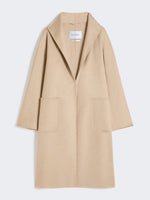 Midi cashmere cardigan coat - Sand