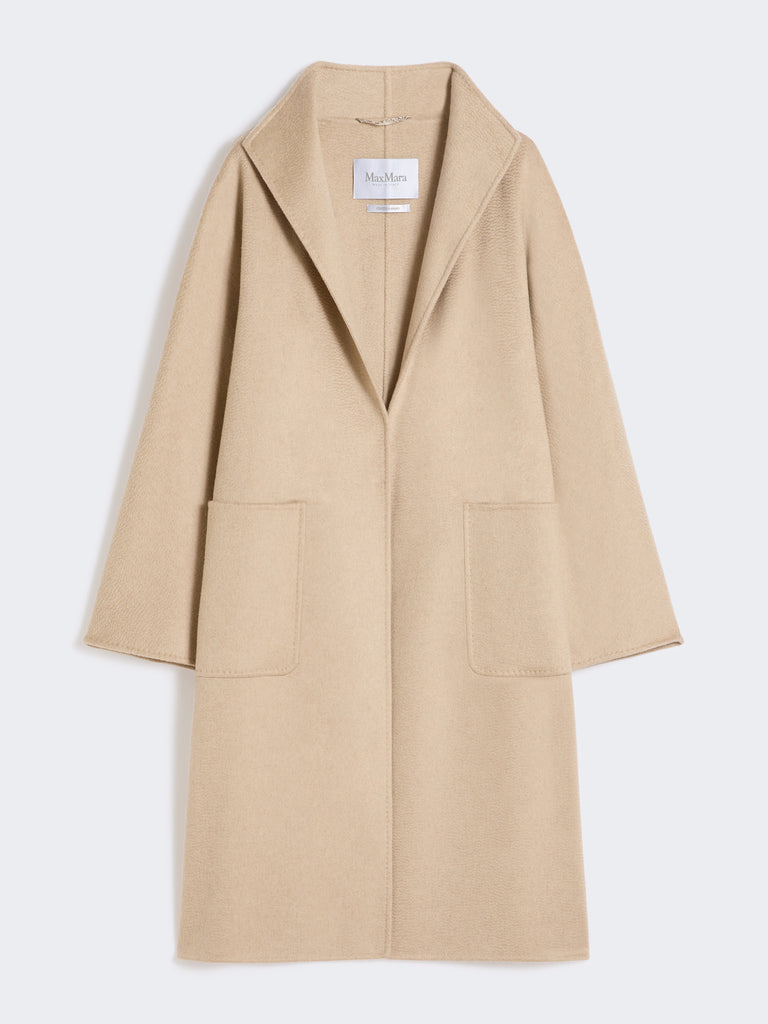 Midi cashmere cardigan coat - Sand