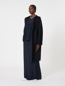 Midi Cashmere Cardigan Coat for Women - Ultramarine - Max Mara UAE