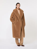 Teddy Bear Icon Coat for Women - Camel - Max Mara UAE