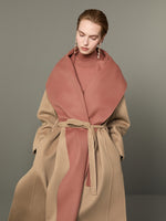 Max Mara Reversible foulard coat in brushed cashmere for Women