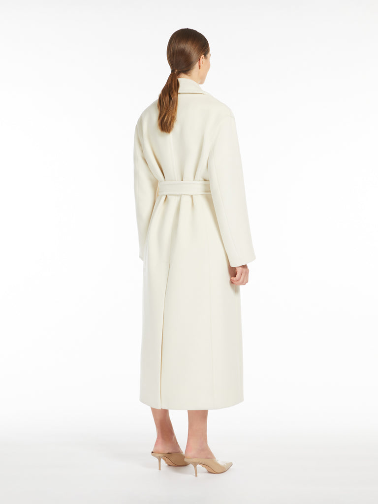 Alpaca, wool and cashmere wrap coat