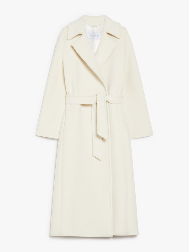 Alpaca, wool and cashmere wrap coat