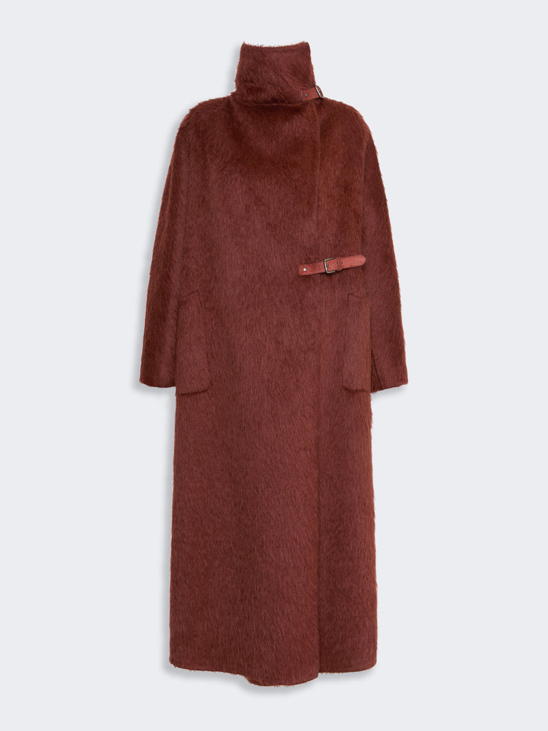 max mara alpaca and wool wrap coat