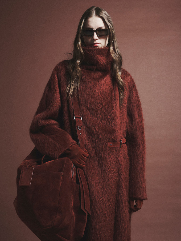 max mara alpaca and wool wrap coat