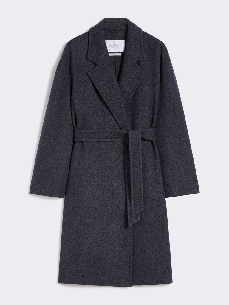 max mara denim-effect wool coat