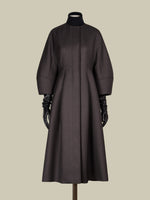 Pure wool double fabric coat