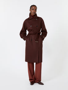 max mara cashmere broadcloth trench coat for women
