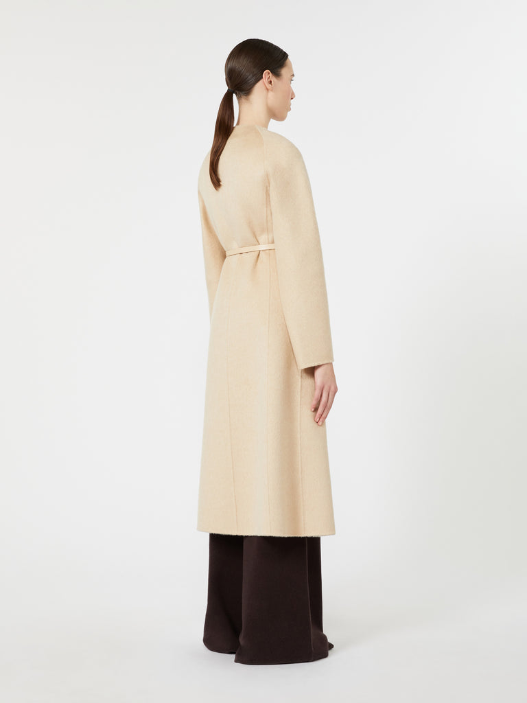 max mara albino camel and mohair coat