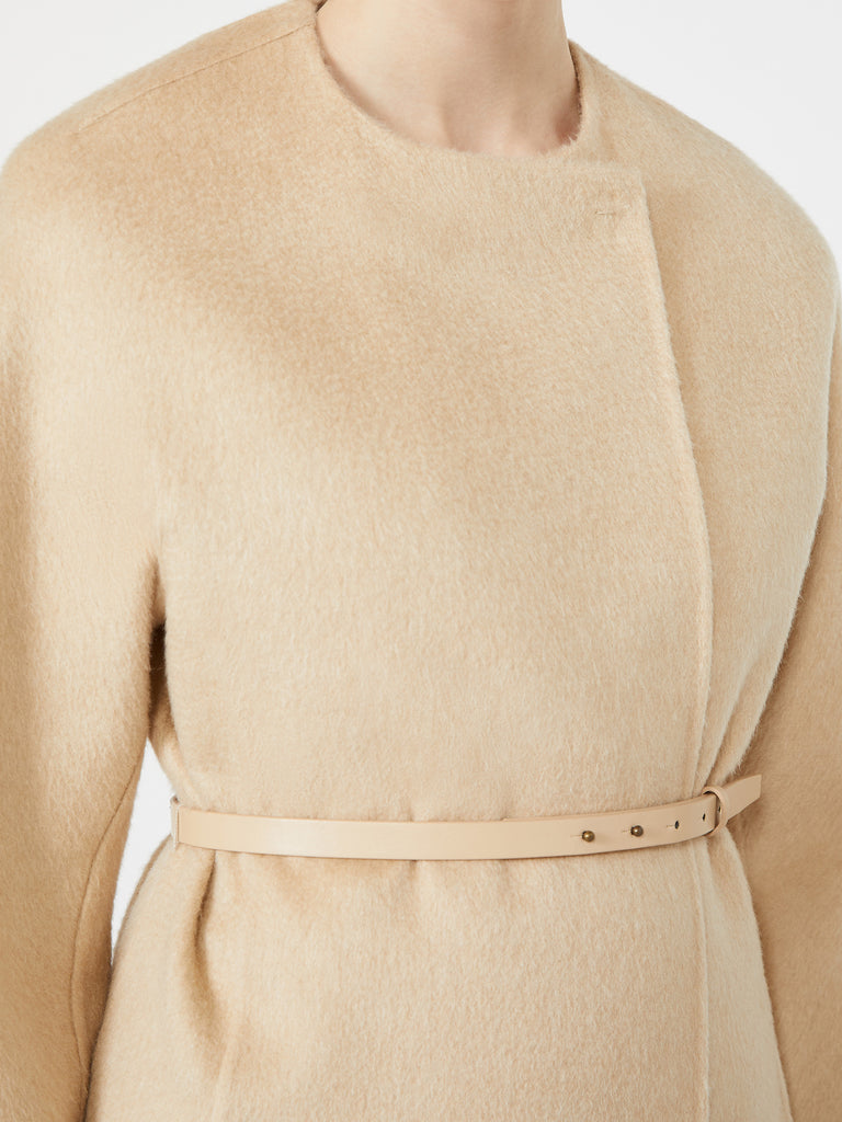 max mara albino camel and mohair coat