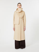 max mara albino camel and mohair coat for women