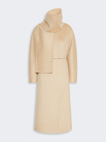 max mara albino camel and mohair coat for women