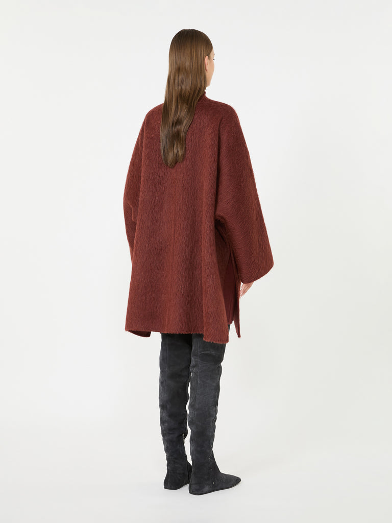 max mara short alpaca and wool coat