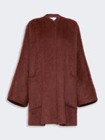 max mara short alpaca and wool coat for women