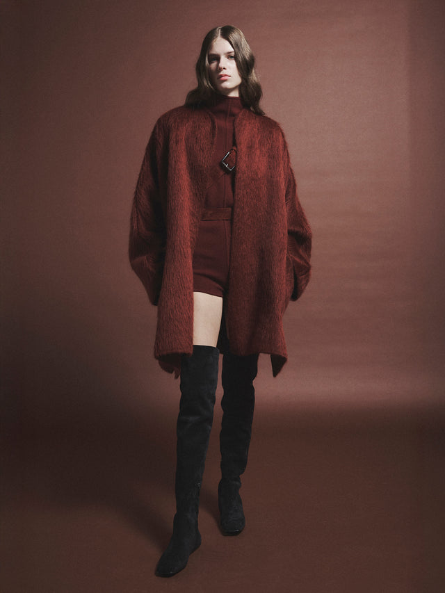 max mara short alpaca and wool coat for women