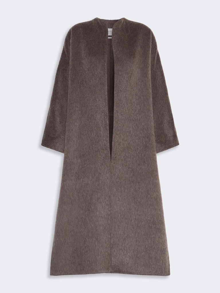 max mara oversized coat in camel and mohair