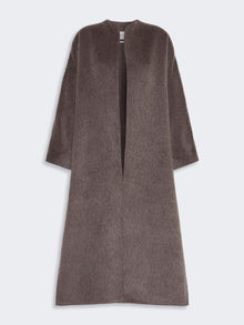 Max Mara Oversized coat in camel and mohair for Women