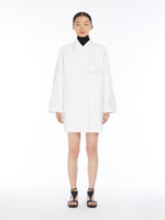 Water-Repellent Gabardine Trench Coat for Women - Optical White - Max Mara UAE