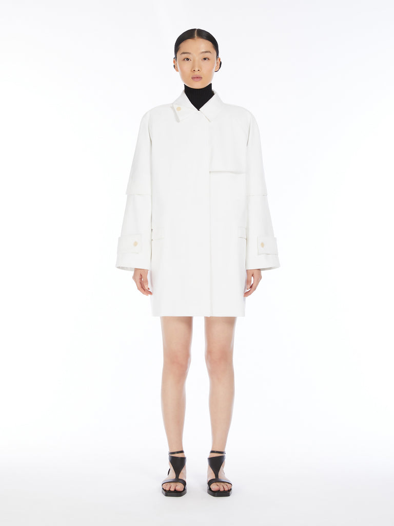 max mara water-repellent gabardine trench coat