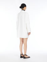 Water-Repellent Gabardine Trench Coat for Women - Optical White - Max Mara UAE