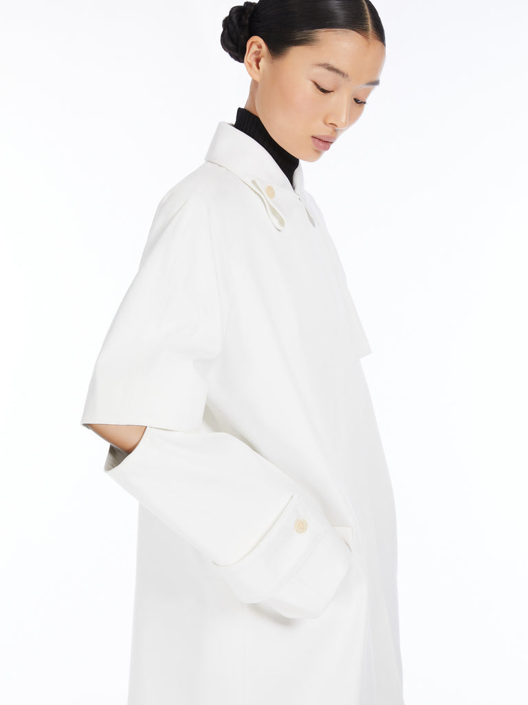 max mara water-repellent gabardine trench coat