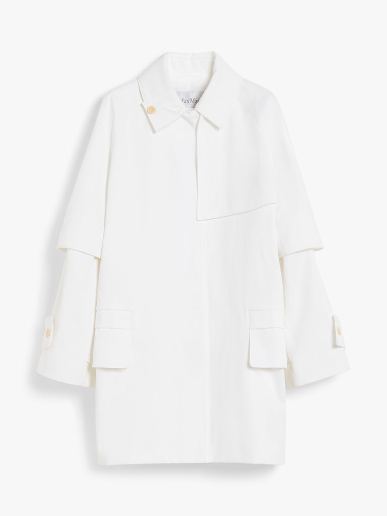 max mara water-repellent gabardine trench coat