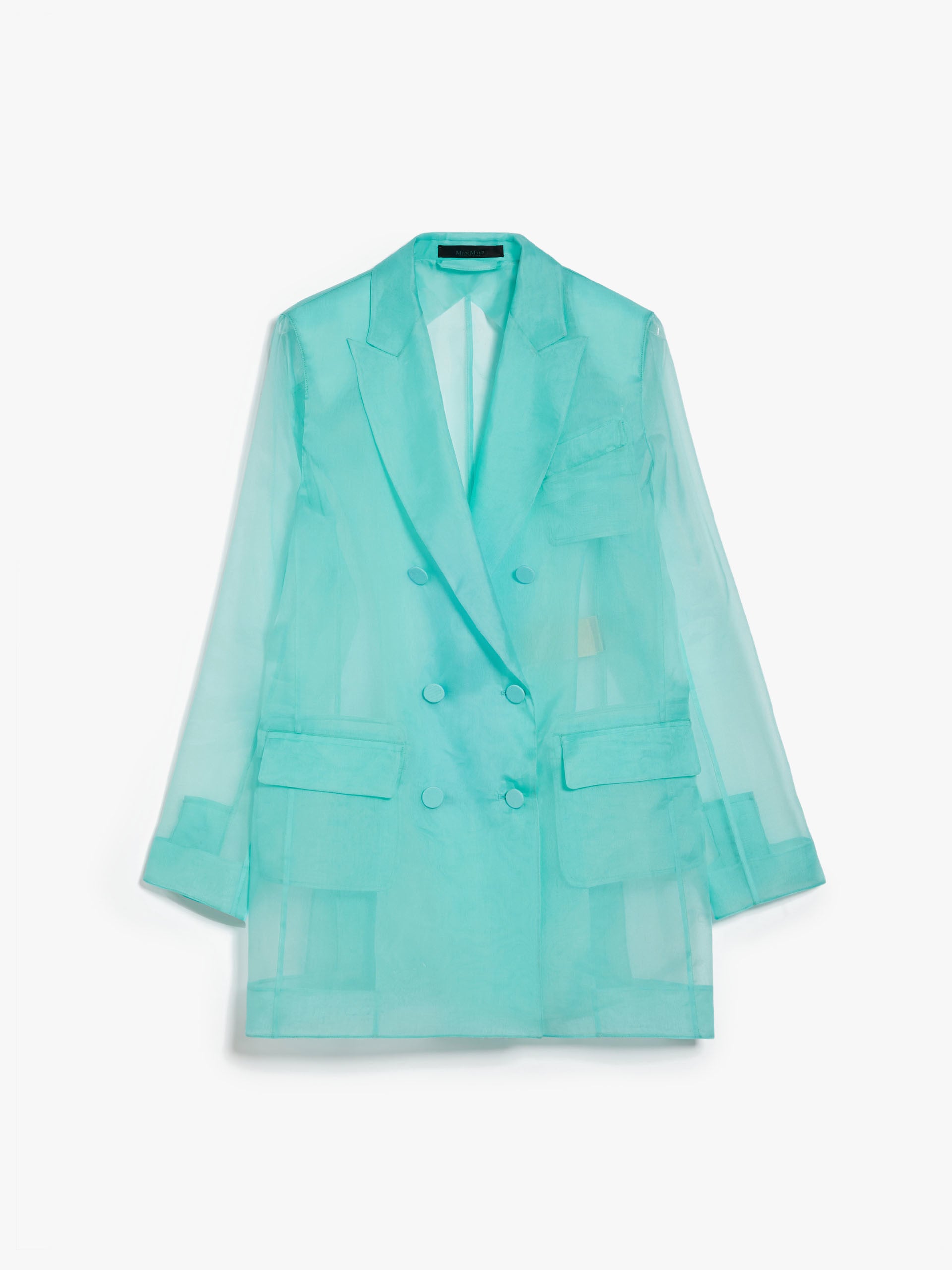 ジャケット MAX MARA ESOPO DOUBLE-BREASTED JACKET IN ORGANZA MAX MARA Esopo double-breasted jacket in organza - Brown