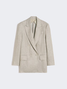 max mara olimpia jacket in chevron linen for women