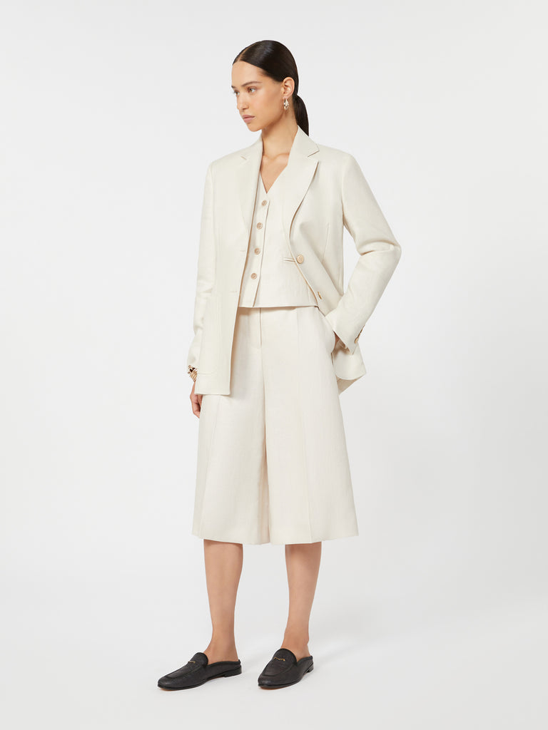 max mara pure linen blazer