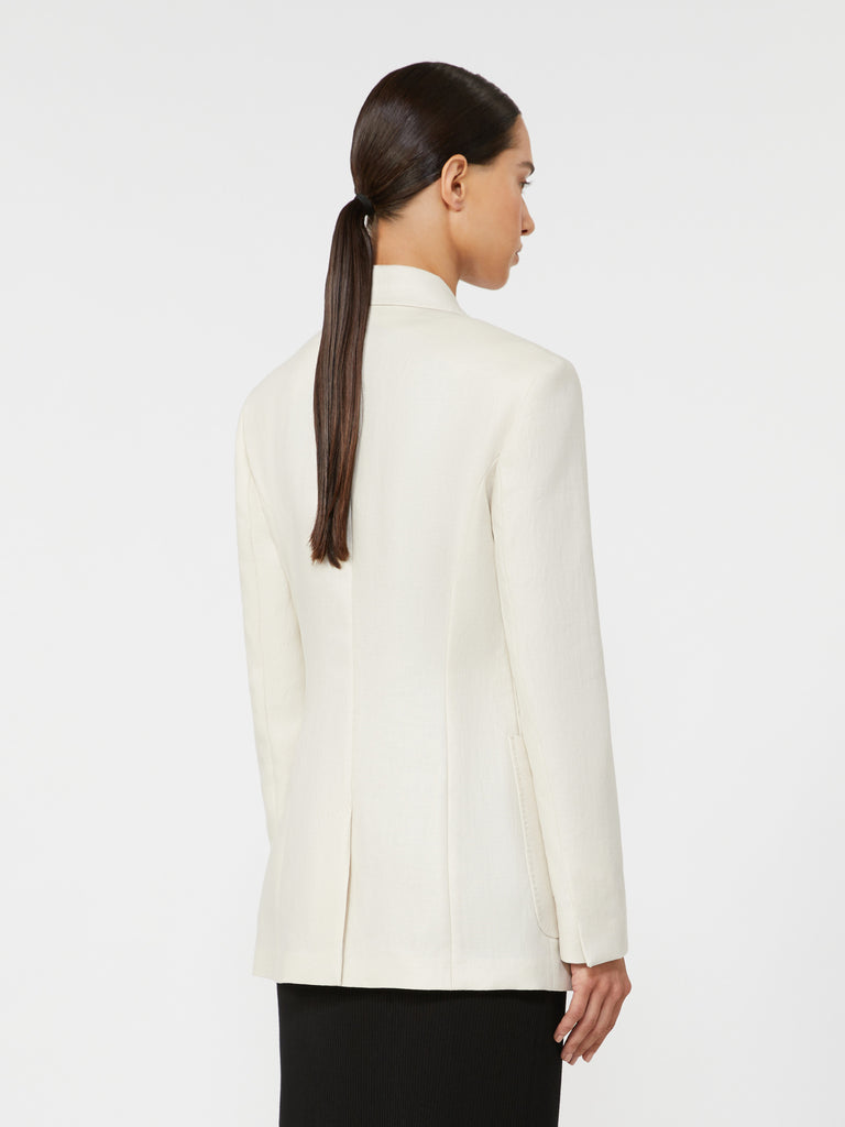 max mara pure linen blazer
