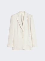 max mara pure linen blazer for women