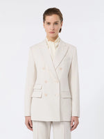 max mara double-breasted comfortable wool blazer for women