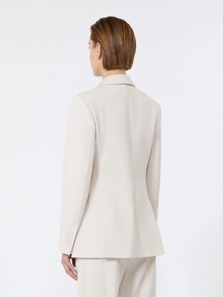 max mara double-breasted comfortable wool blazer