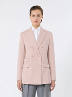 max mara double-breasted comfortable wool blazer for women