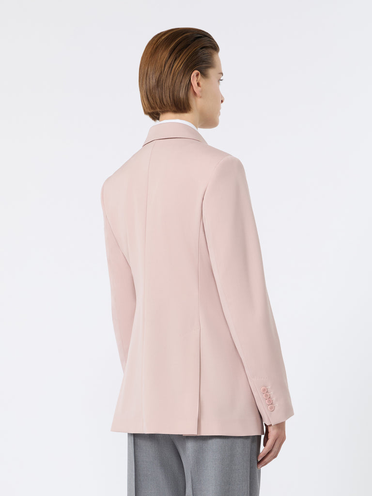 max mara double-breasted comfortable wool blazer