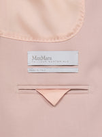 Double-Breasted Comfortable Wool Blazer for Women - Pink - Max Mara UAE