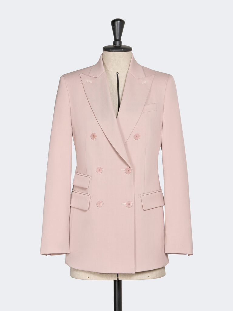 max mara double-breasted comfortable wool blazer