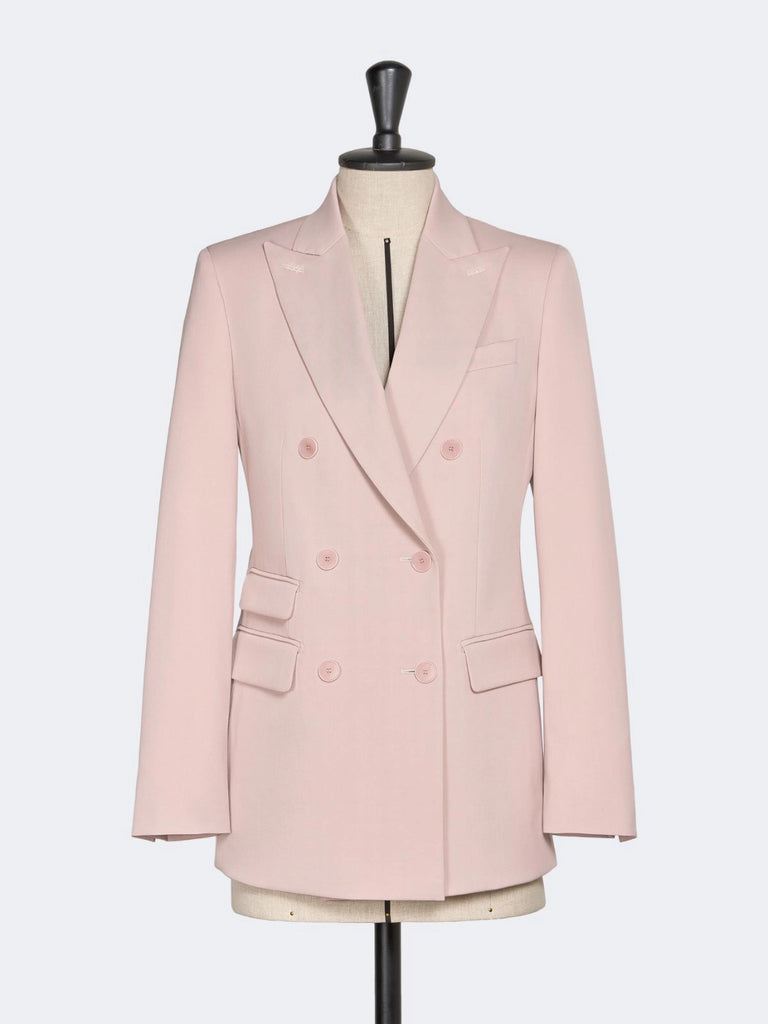 max mara double-breasted comfortable wool blazer