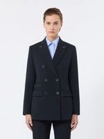 max mara double-breasted comfortable wool blazer for women