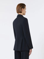 max mara double-breasted comfortable wool blazer for women