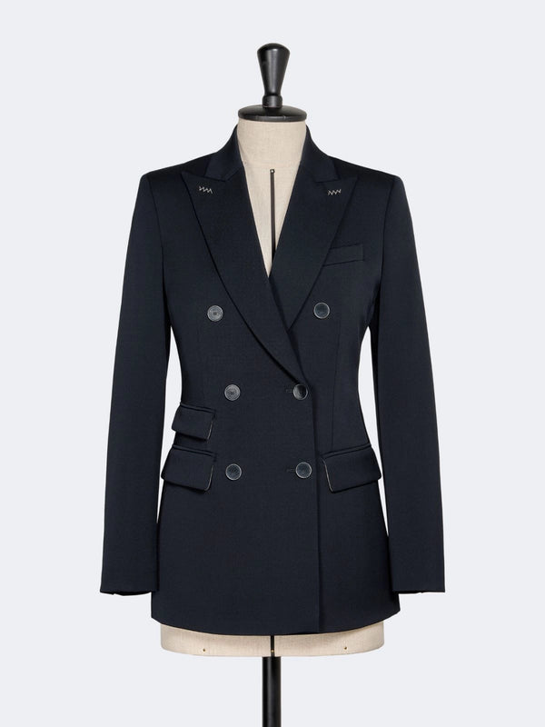 max mara double-breasted comfortable wool blazer for women