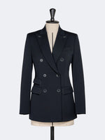 max mara double-breasted comfortable wool blazer for women