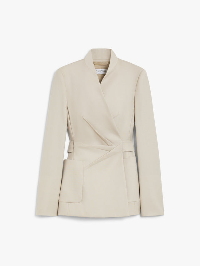 Wool, mohair and silk blazer