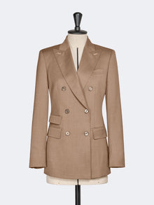 max mara double-breasted wool twill blazer for women