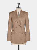 max mara double-breasted wool twill blazer for women