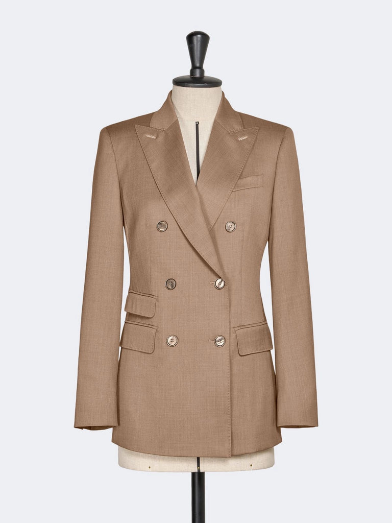 max mara double-breasted wool twill blazer