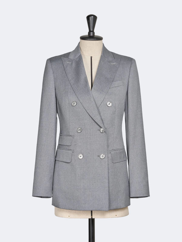 max mara double-breasted wool twill blazer for women